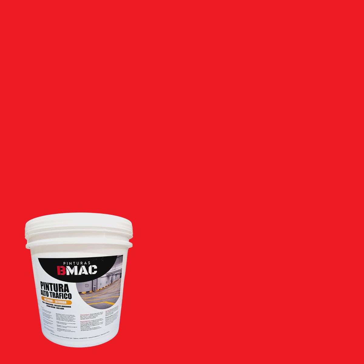 GENERICO - PINTURA ALTO TRAFICO ROJO TINETA BMAC