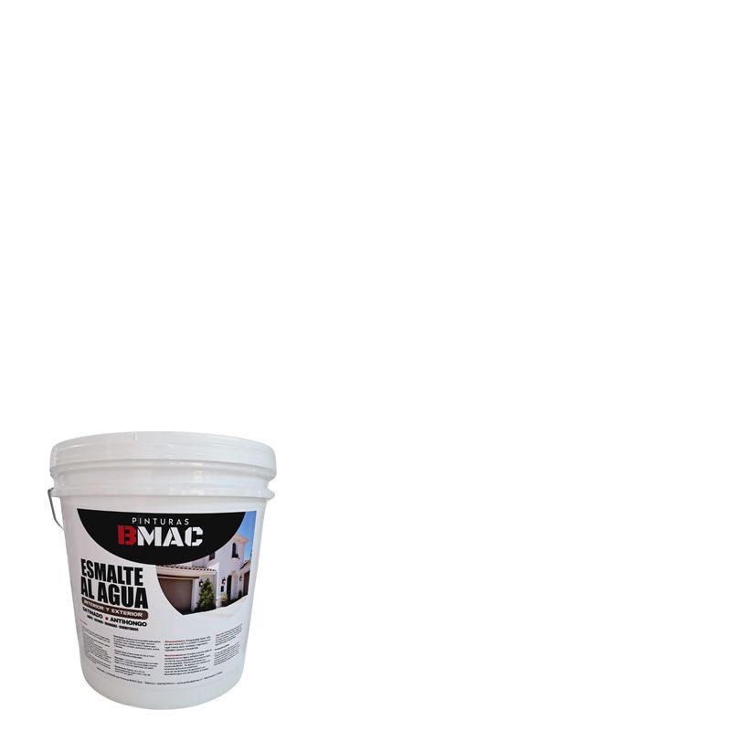 GENERICO - ESMALTE AL AGUA BLANCO SATINADO TINETA BMAC