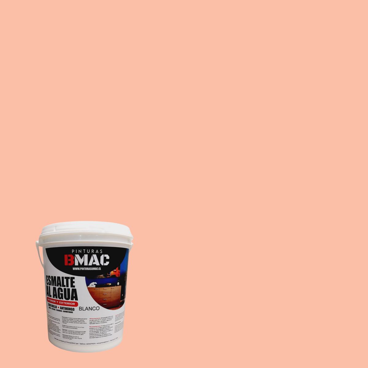 GENERICO - ESMALTE AL AGUA DAMASCO SEMIBRILLO GALON BMAC