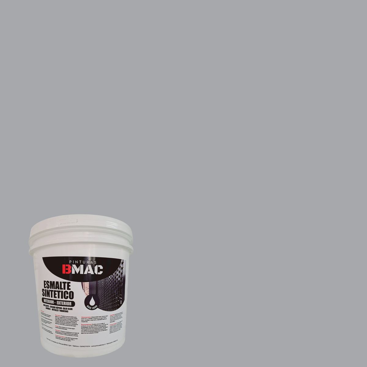 GENERICO - ESMALTE SINTETICO GRIS PERLA BRILLANTE TINETA BMAC