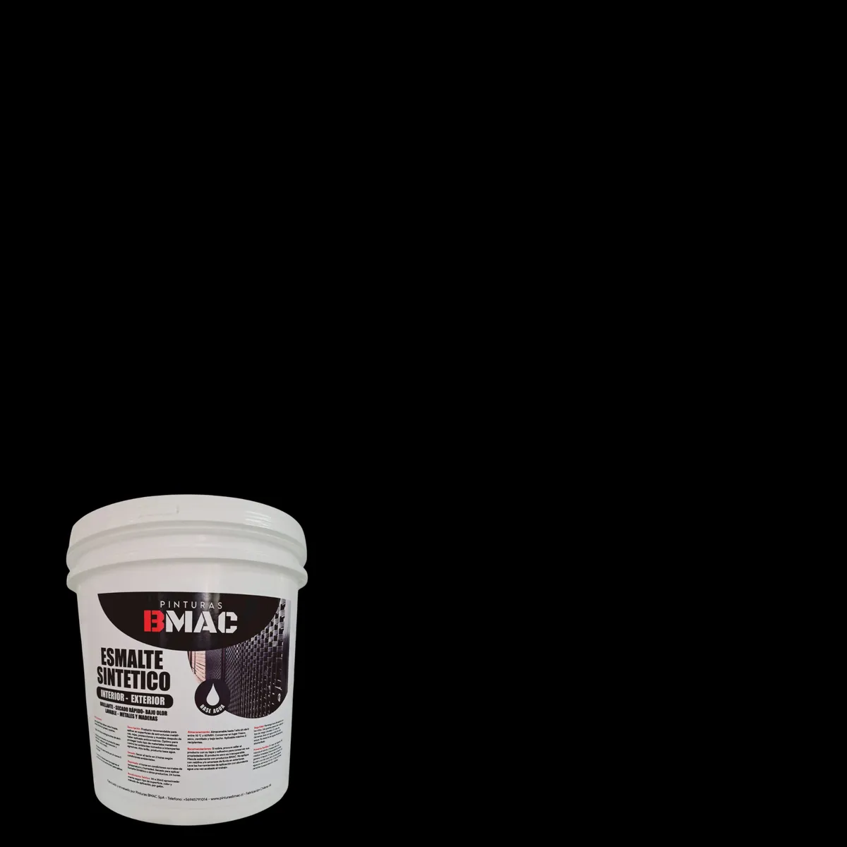 GENERICO - ESMALTE SINTETICO NEGRO BRILLANTE TINETA BMAC