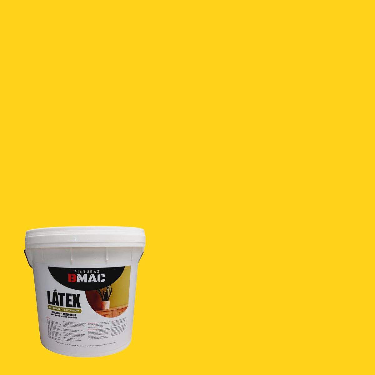 GENERICO - LATEX ACRILICO AMARILLO REY TINETA BMAC