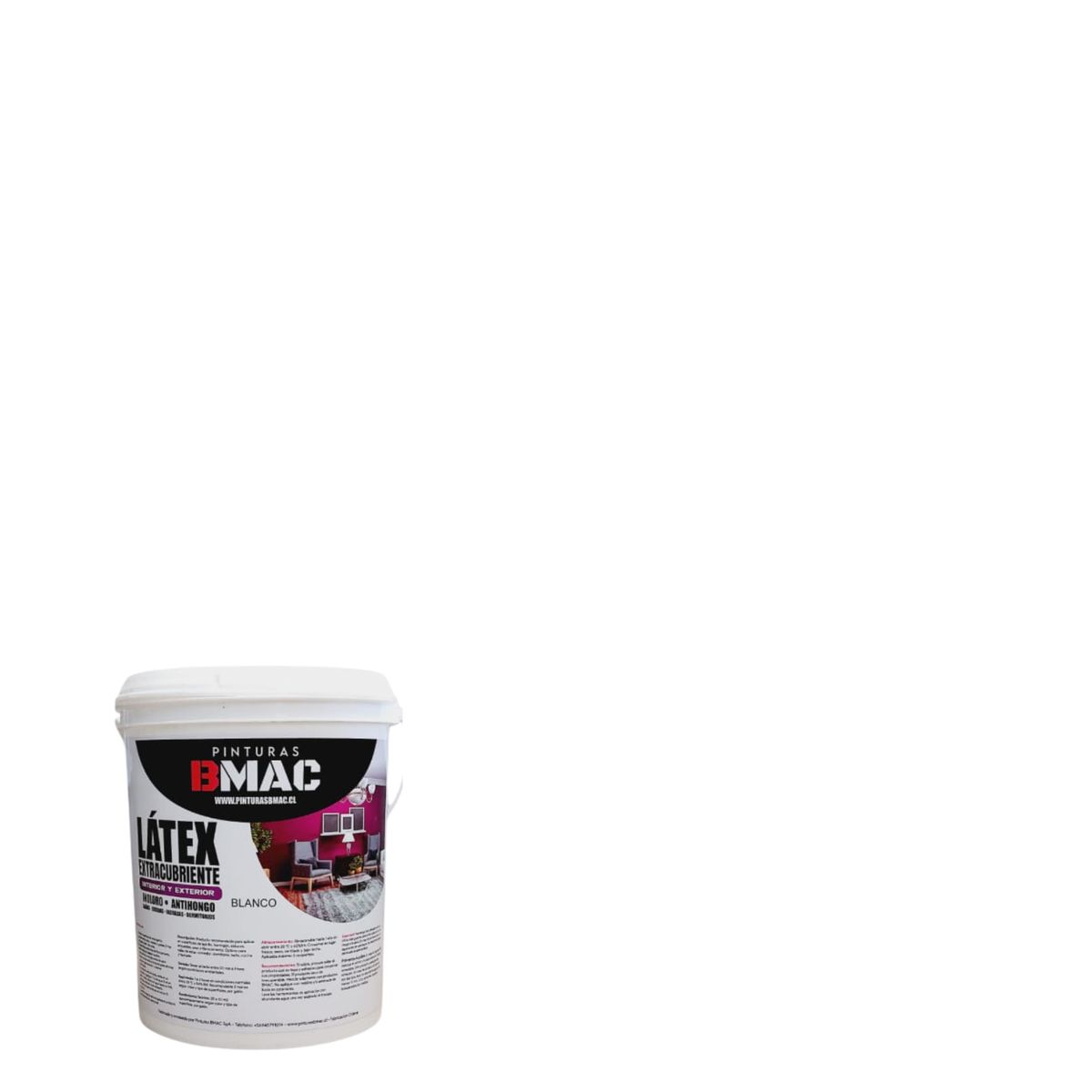 GENERICO - LATEX HIPERCUBRIENTE BLANCO GALON BMAC