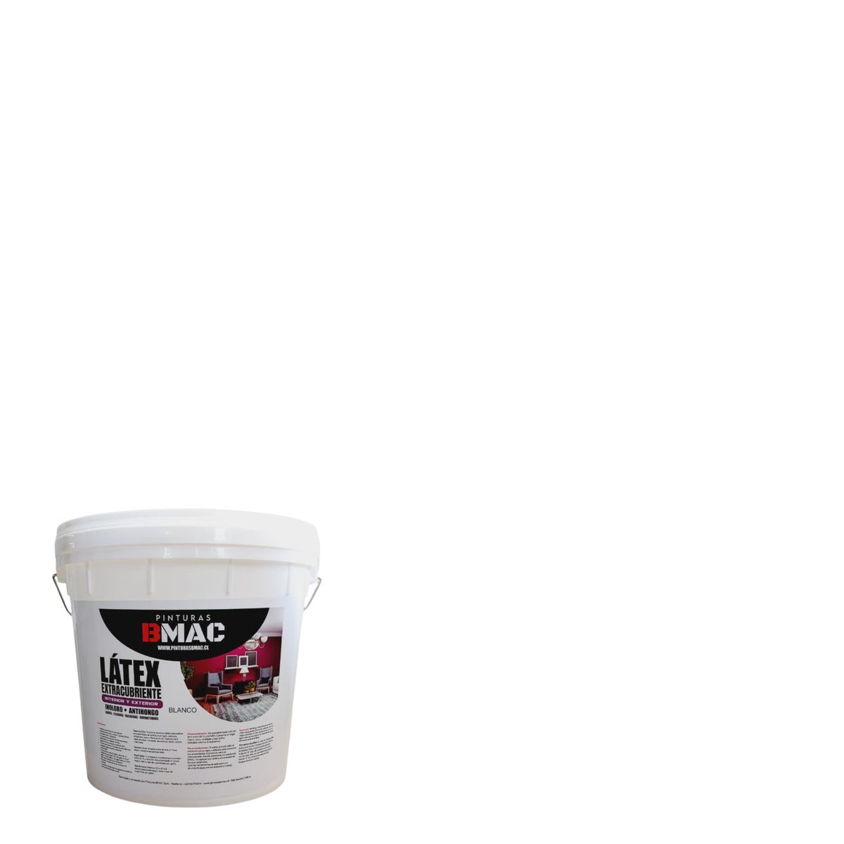 GENERICO - LATEX HIPERCUBRIENTE BLANCO TINETA 4G BMAC