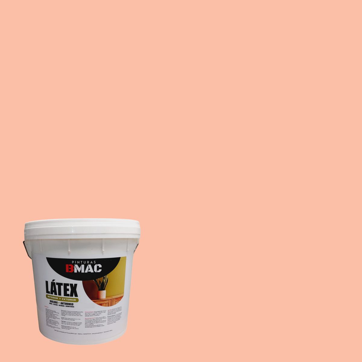 GENERICO - LATEX ACRILICO DAMASCO TINETA 4G BMAC