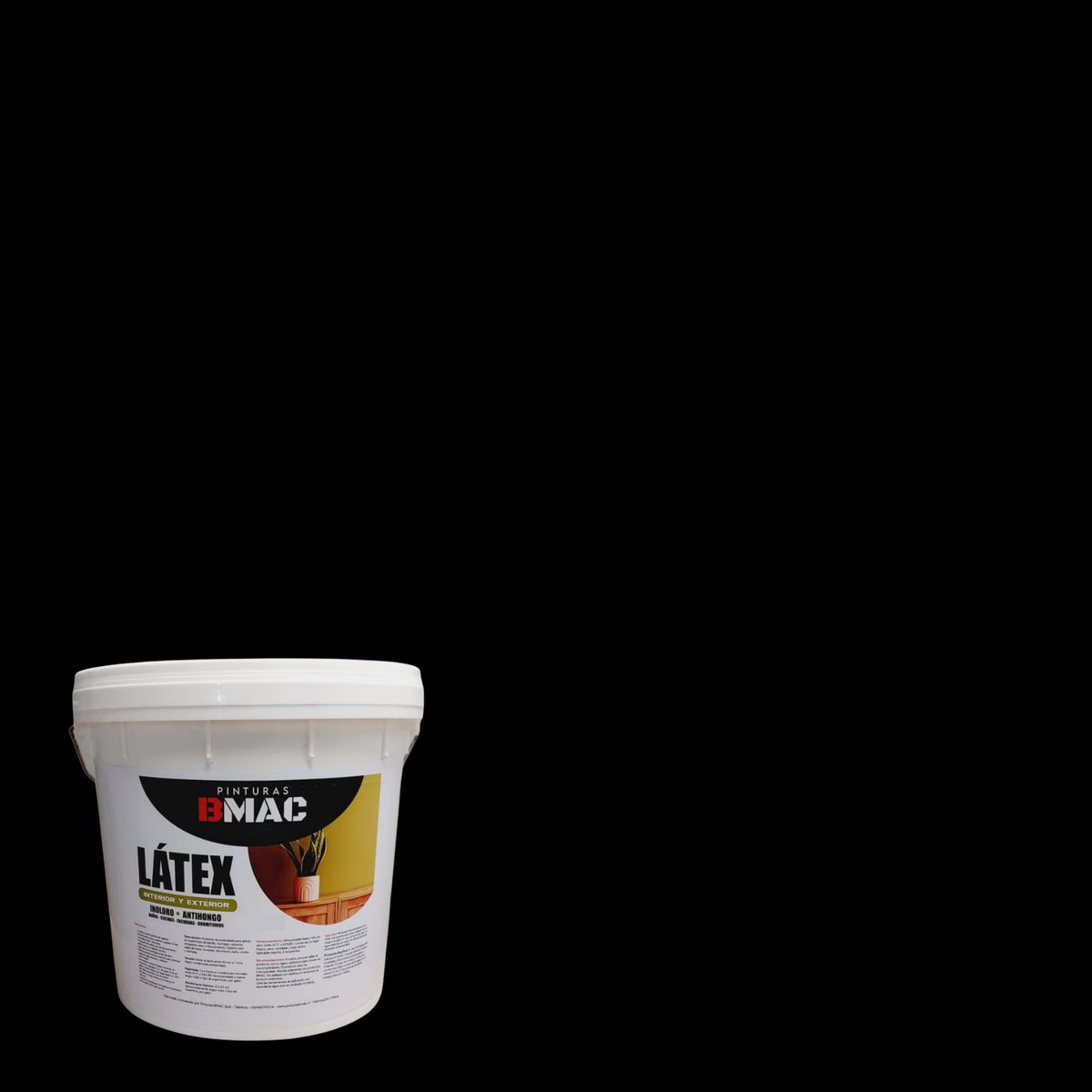 GENERICO - LATEX ACRILICO NEGRO TINETA 4G BMAC