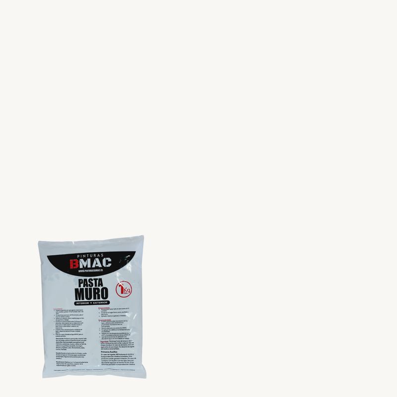 GENERICO - PASTA MURO INTERIOR Y EXTERIOR 1KG BOLSA BMAC