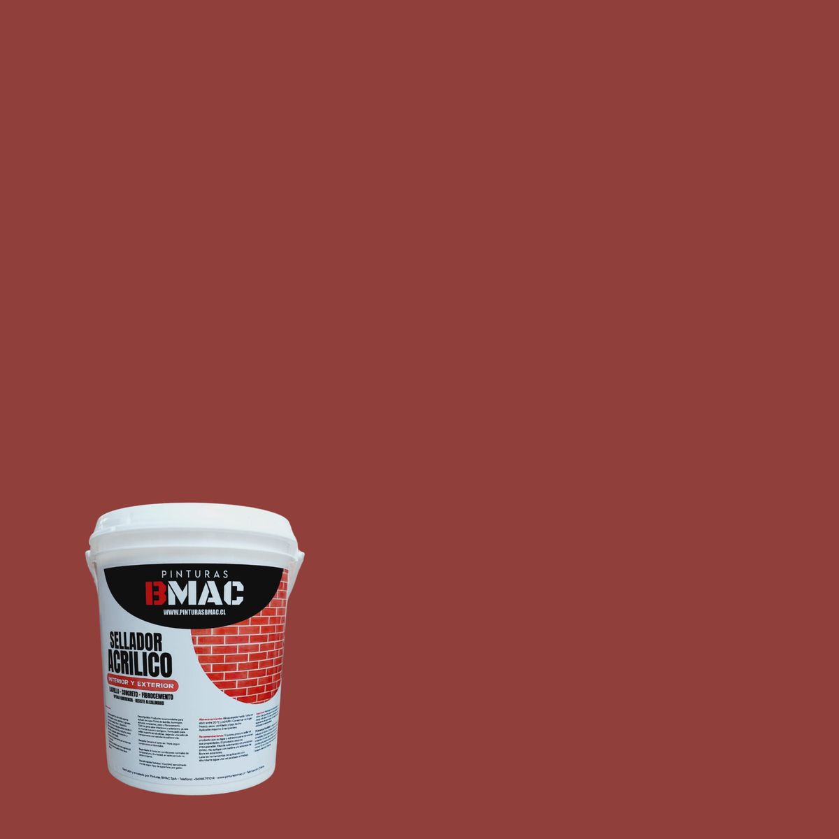 GENERICO - SELLADOR ACRILICO ROJO COLONIAL GALON BMAC