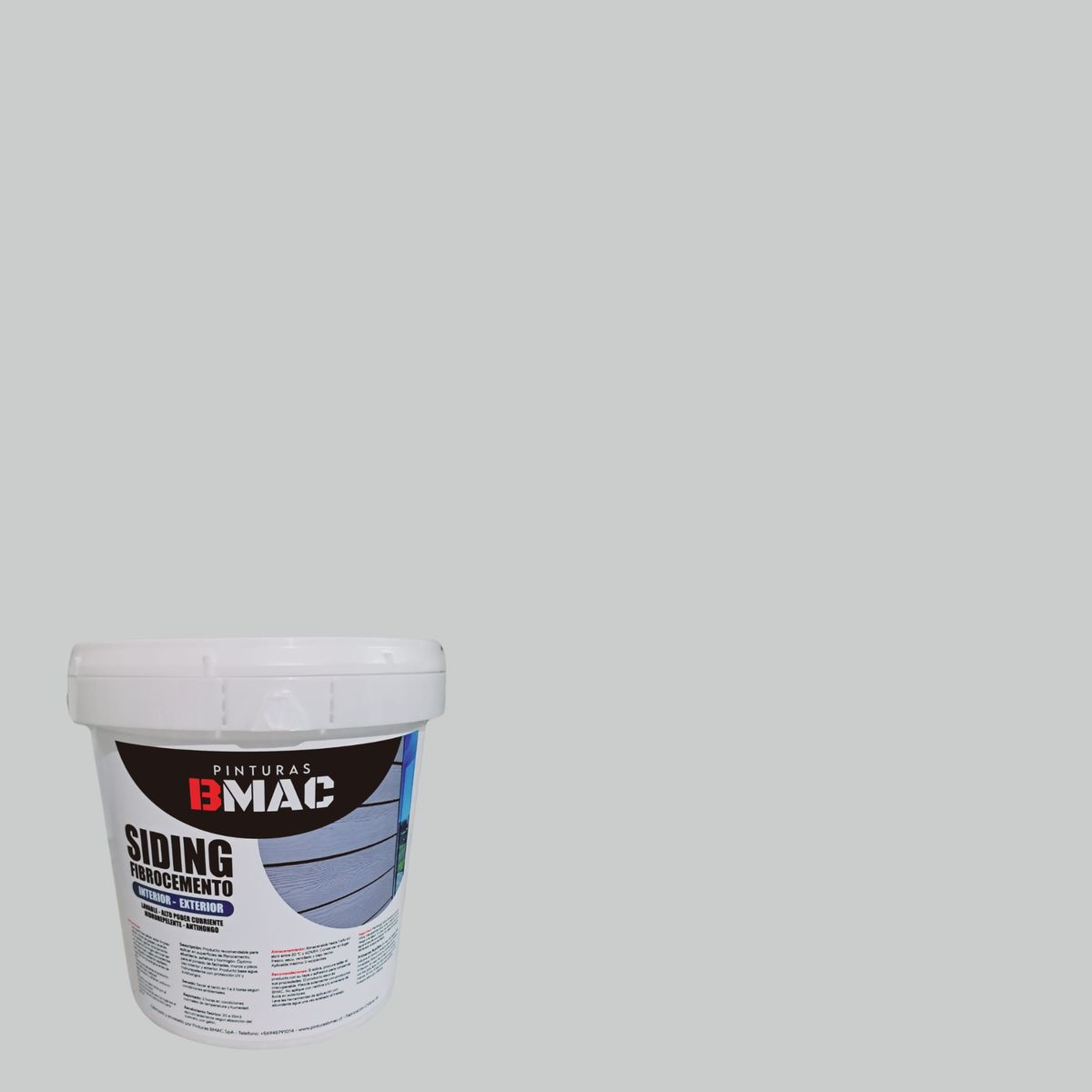 GENERICO - PINTURA SIDING FIBROCEMENTO GRIS PERLA GALON BMAC