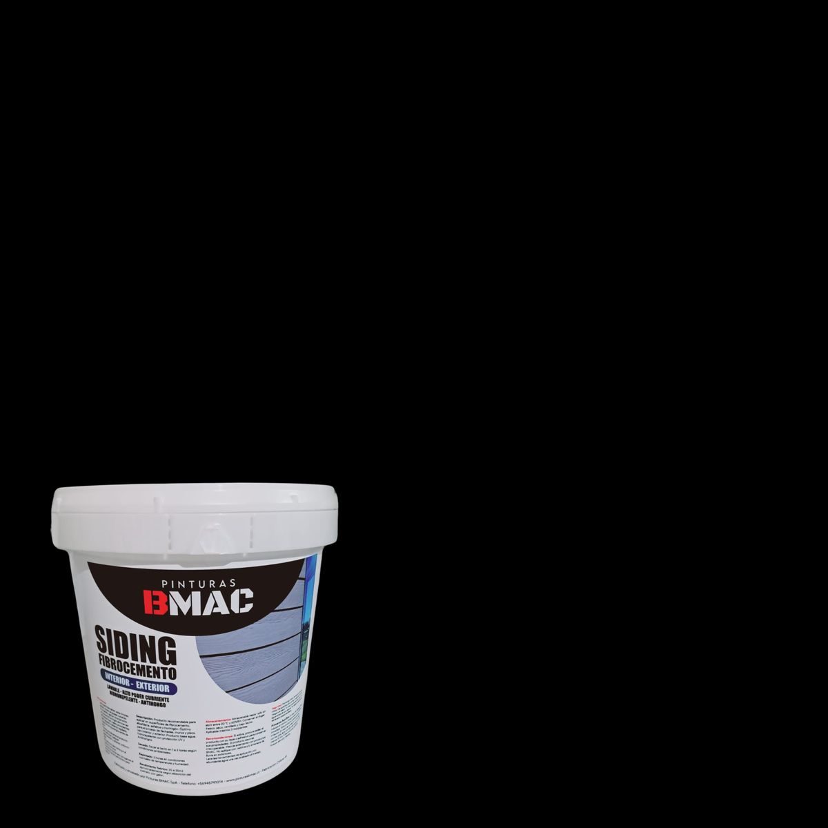 GENERICO - PINTURA SIDING FIBROCEMENTO NEGRO GALON BMAC