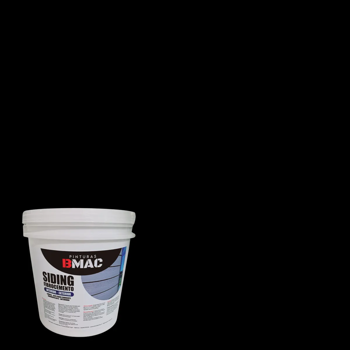 GENERICO - PINTURA SIDING FIBROCEMENTO NEGRO TINETA BMAC