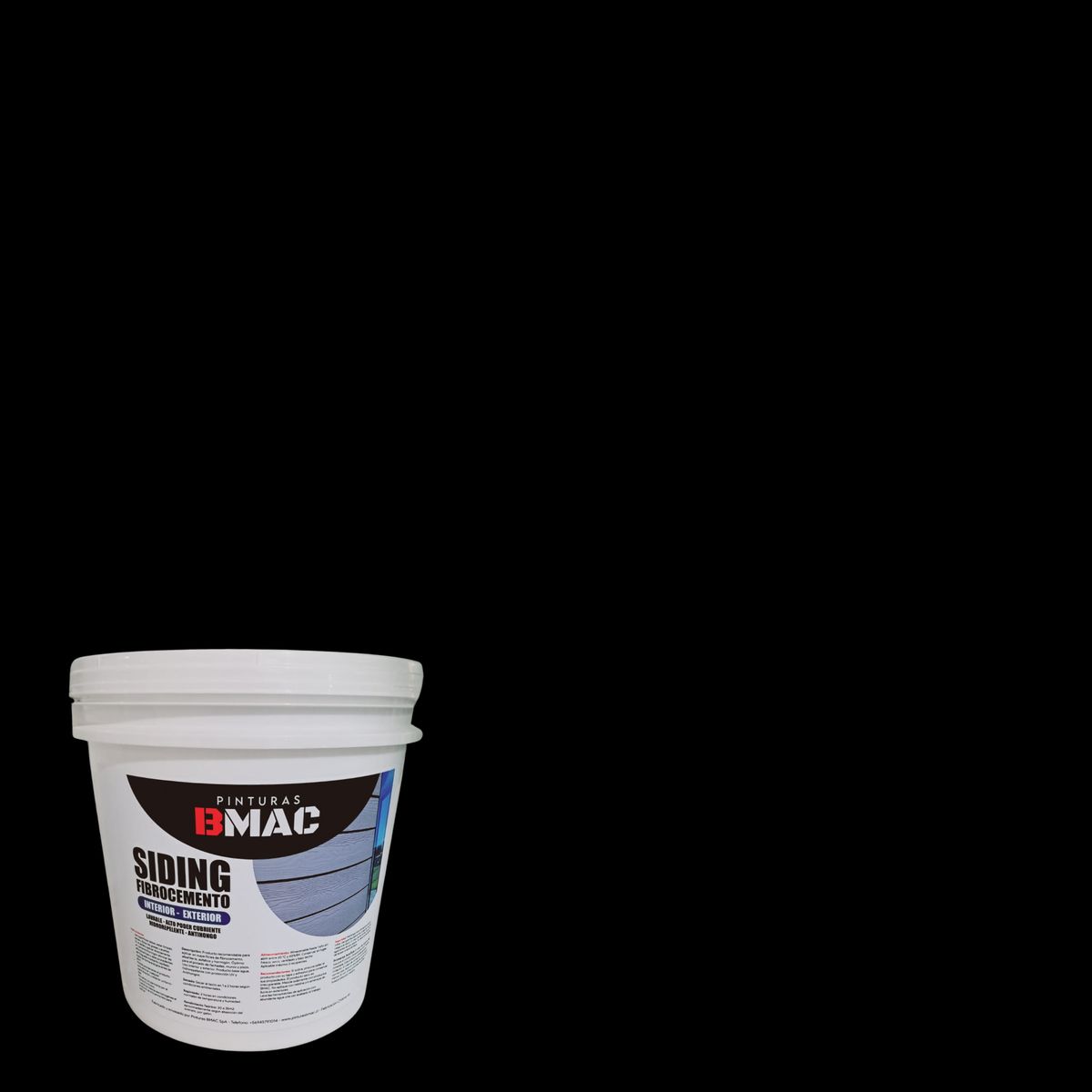 GENERICO - PINTURA SIDING FIBROCEMENTO NEGRO TINETA BMAC