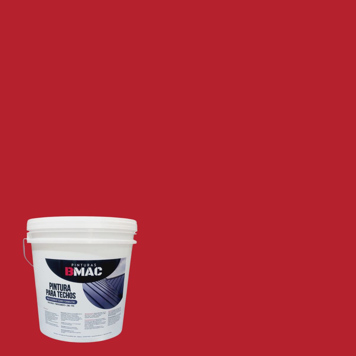 GENERICO - PINTURA PARA TECHO ROJO COLONIAL TINETA BMAC