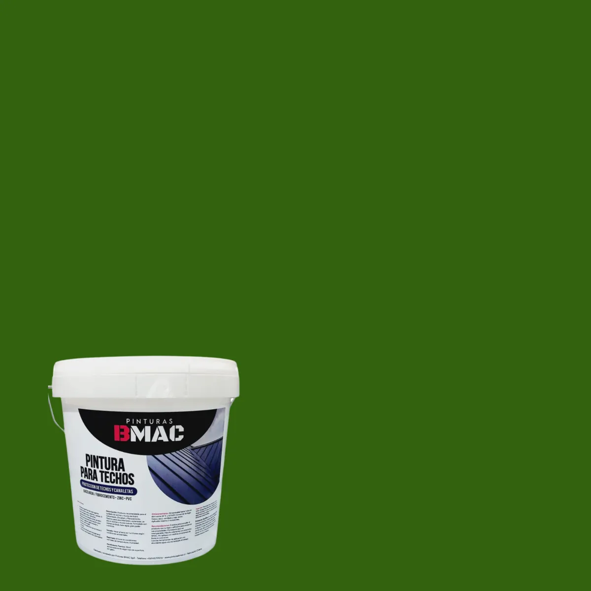 GENERICO - PINTURA PARA TECHO VERDE GALON BMAC