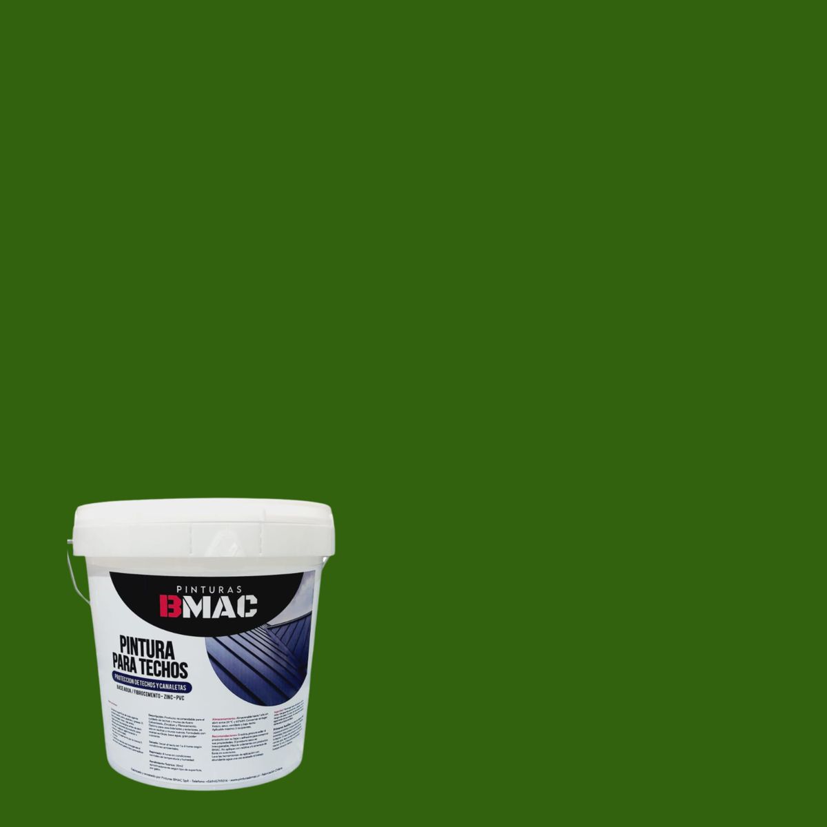 GENERICO - PINTURA PARA TECHO VERDE GALON BMAC