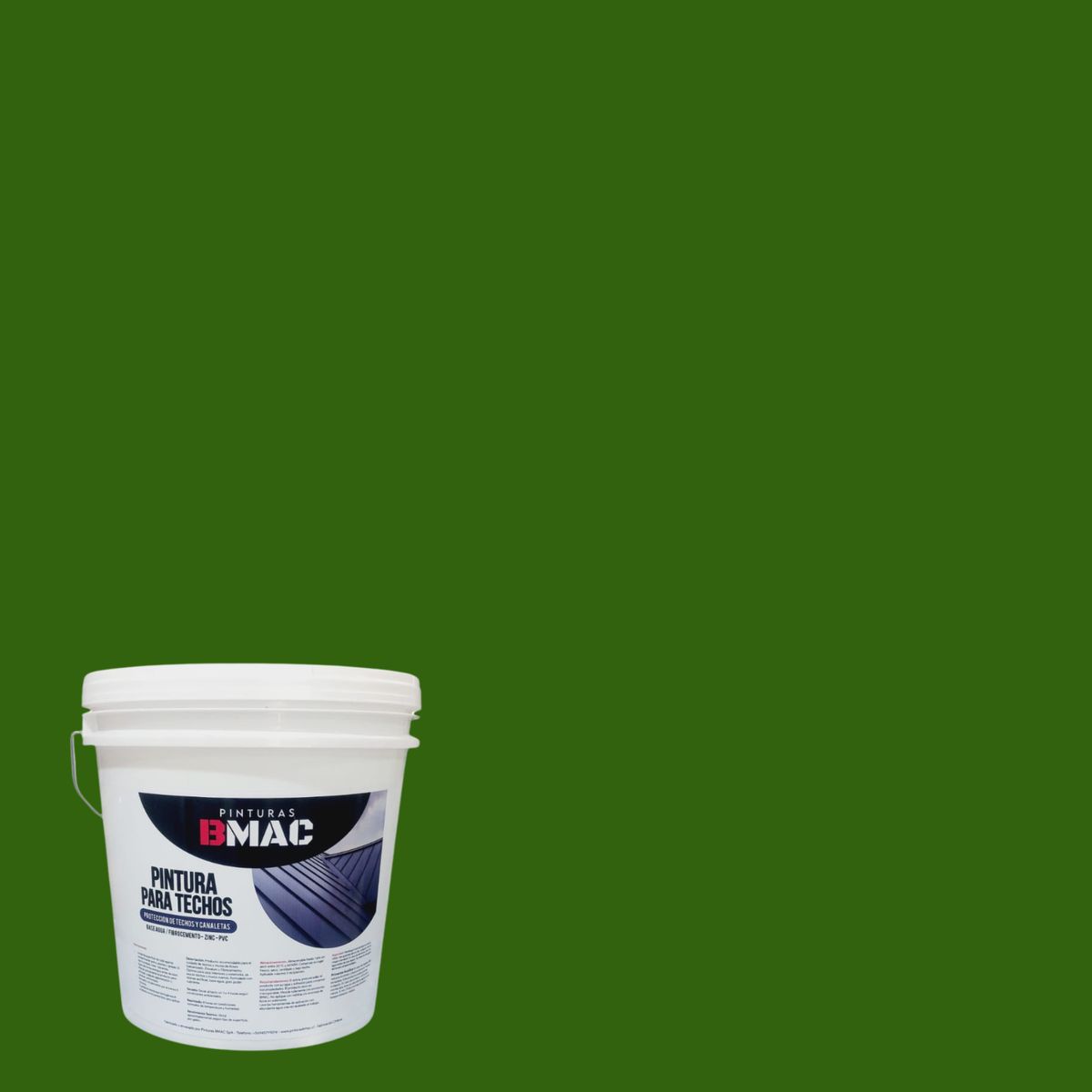 GENERICO - PINTURA PARA TECHO VERDE TINETA BMAC