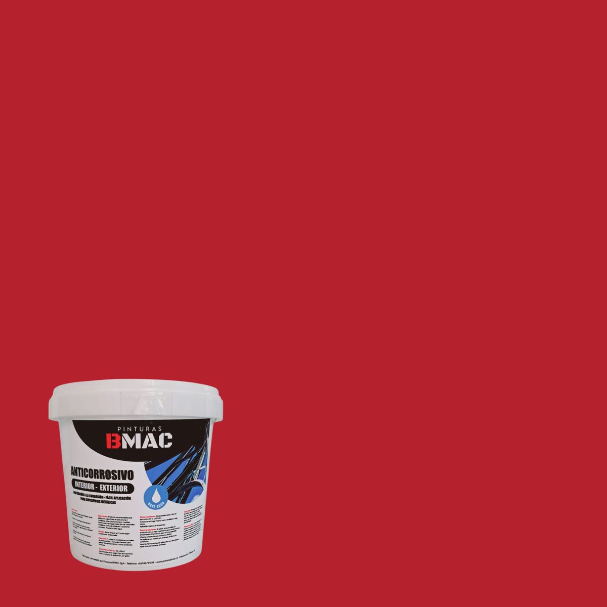 GENERICO - ANTICORROSIVO ROJO 1 LITRO BMAC