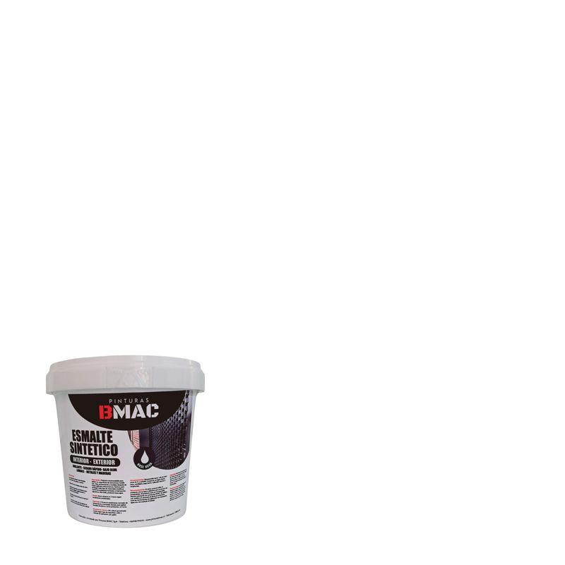 GENERICO - ESMALTE SINTETICO BLANCO BRILLANTE 1 LITRO BMAC