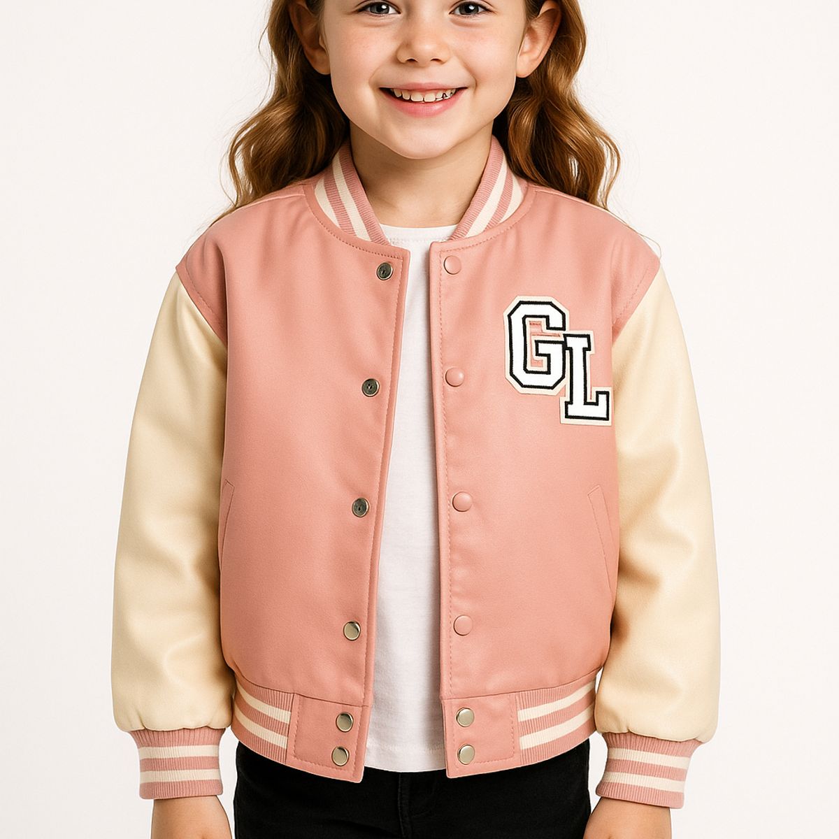 KIBOU - Chaqueta Boomber Varsity Para Niños