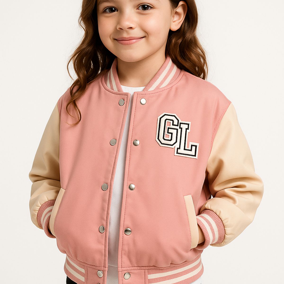 KIBOU - Chaqueta Boomber Varsity Para Niños