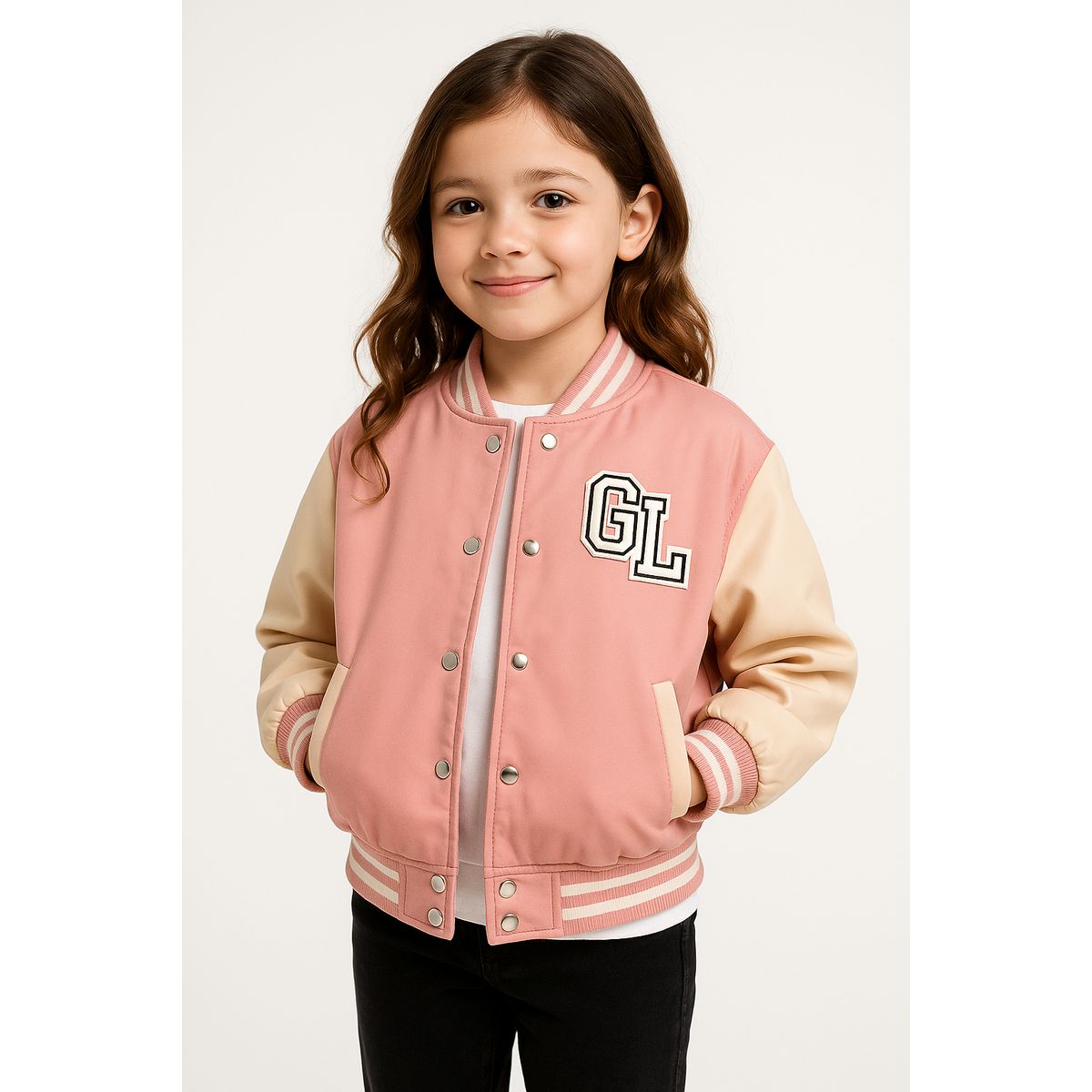 KIBOU - Chaqueta Boomber Varsity Para Niños