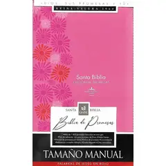 UNILIT - BIBLIA DE PROMESAS RVR1960 TAMAÑO MANUAL IMITACIÓN PIEL FUCSIA