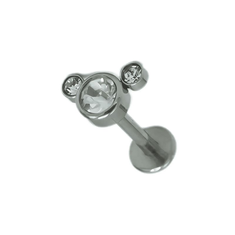 ELBAULDEJUMA - Piercing Tragus Conch Labret Modelo Mickey 16g