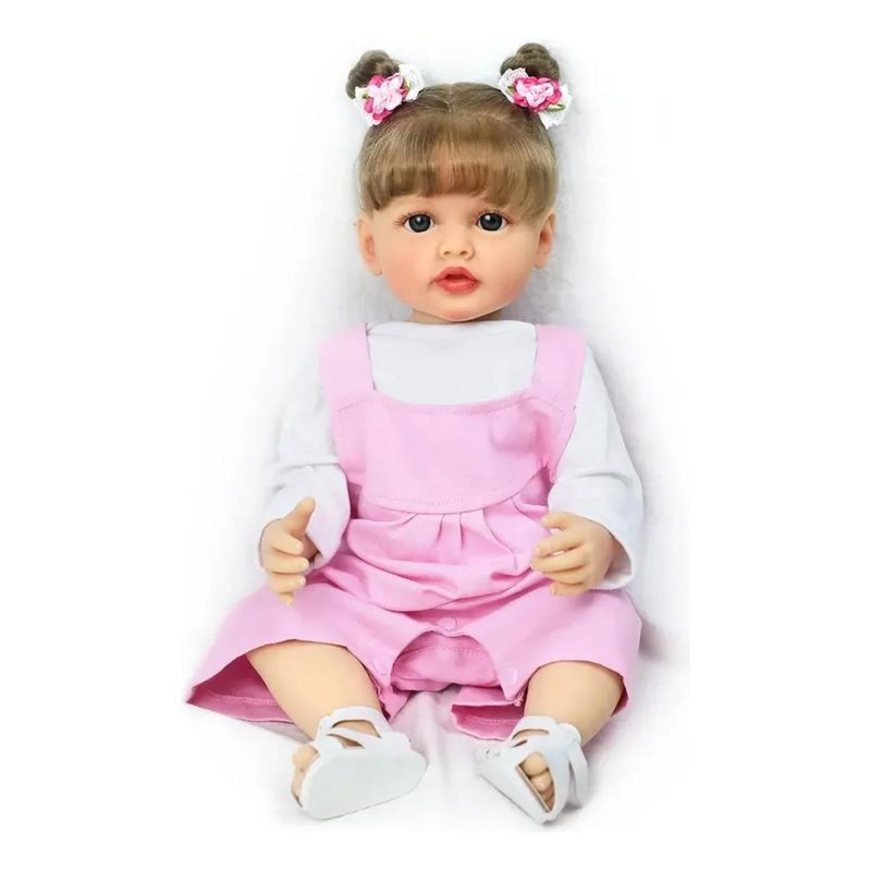 GENERICO - Muñeca Bebé Reborn Realista De Silicona 55 cm