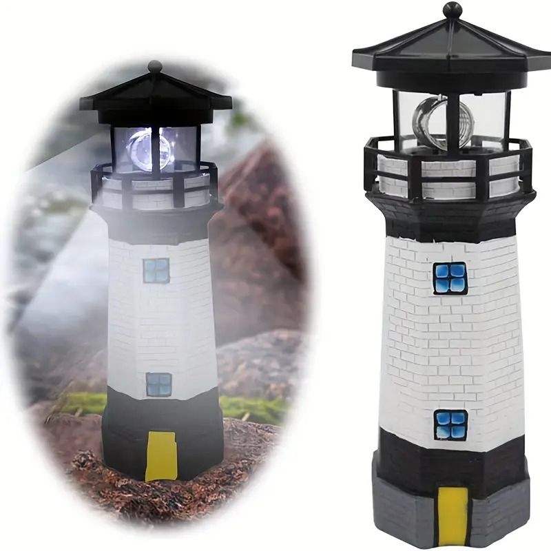 GENERICO - Faro Solar Exterior Luz Led Giratorio