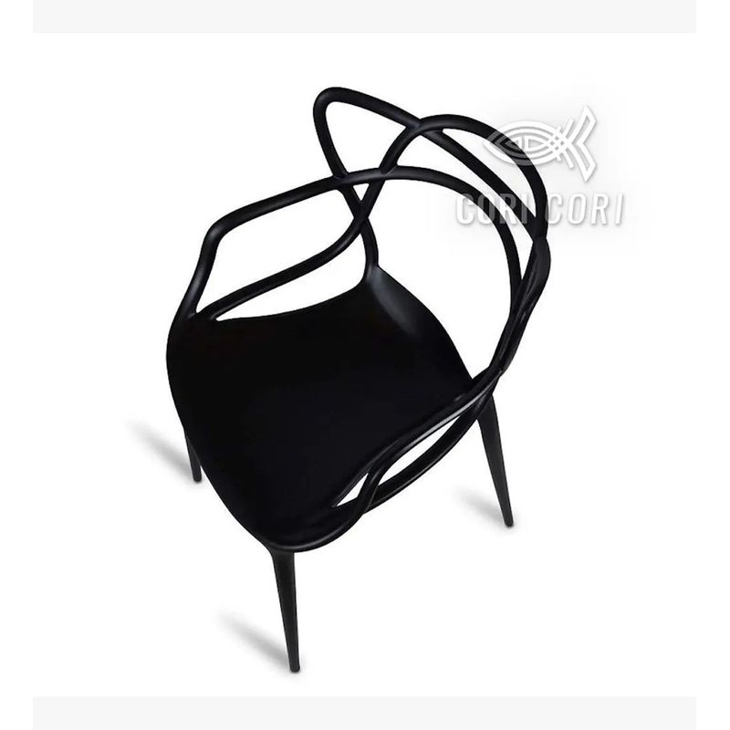 CORI CORI - Silla Master Polipropileno Negro