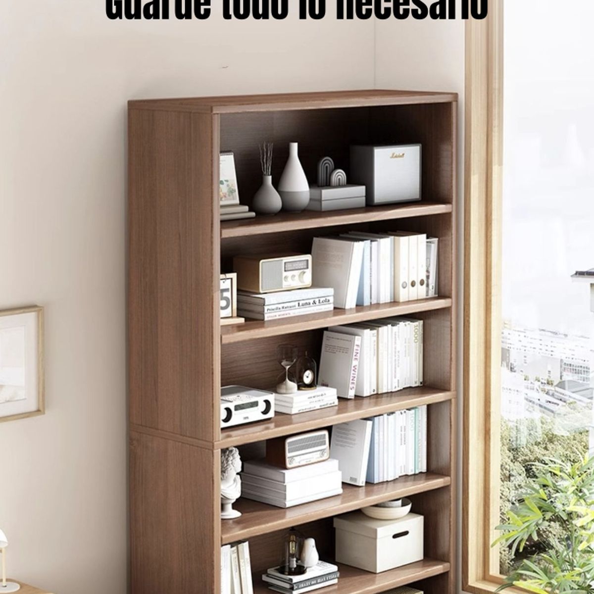 LUBABYCAS - Librero Biblioteca Organizador Estante 100x180cm Monte