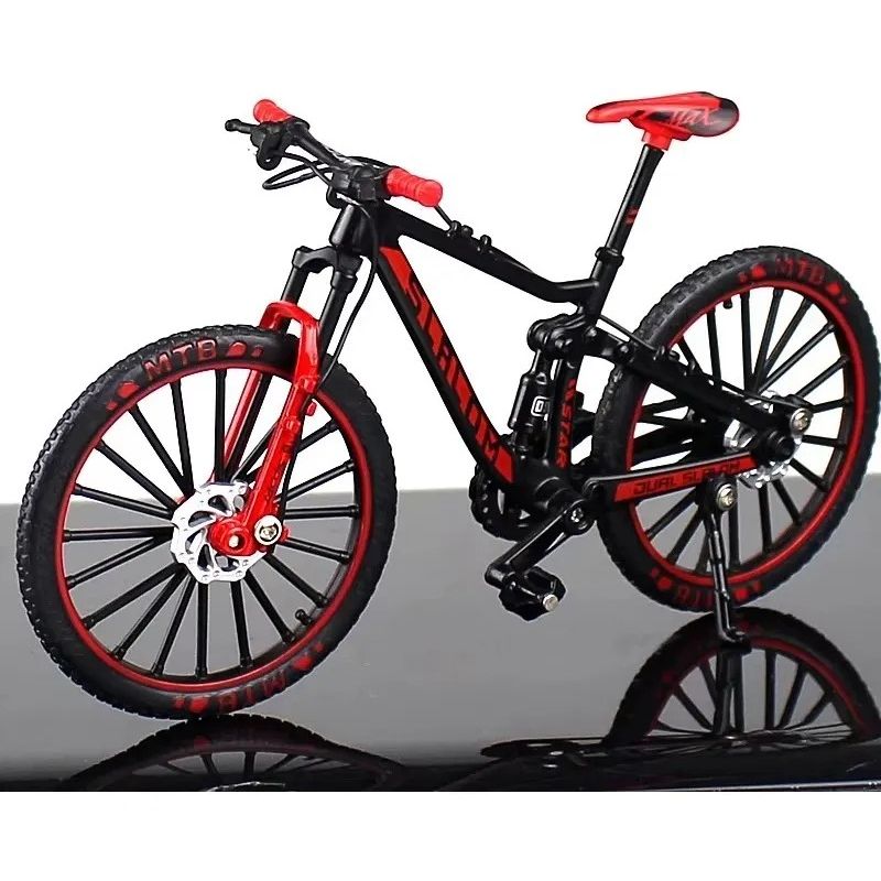GENERICO - Bicicleta Mini  Escala 1:8 Mtb rojo