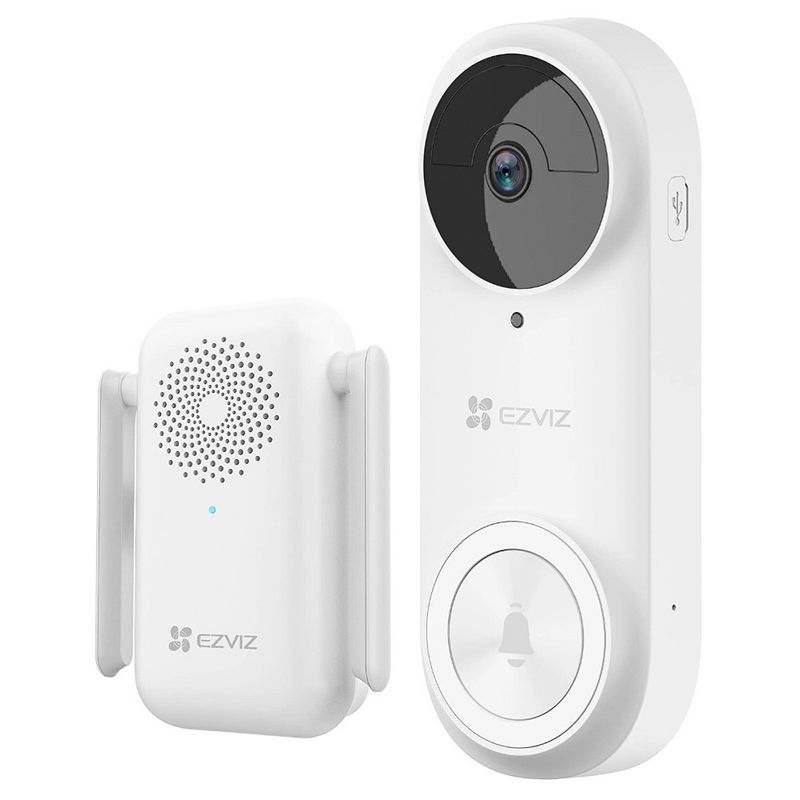 EZVIZ - Kit timbre Ezviz 3MP Con Bateria IA IR5M CS-DB2
