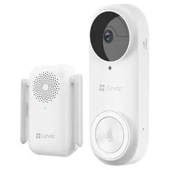 EZVIZ - Kit timbre 3MP Con Bateria IA IR5M CS-DB2