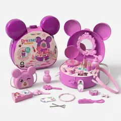 TOYNG - Cartera Infantil de Osita + Accesorios de Belleza –