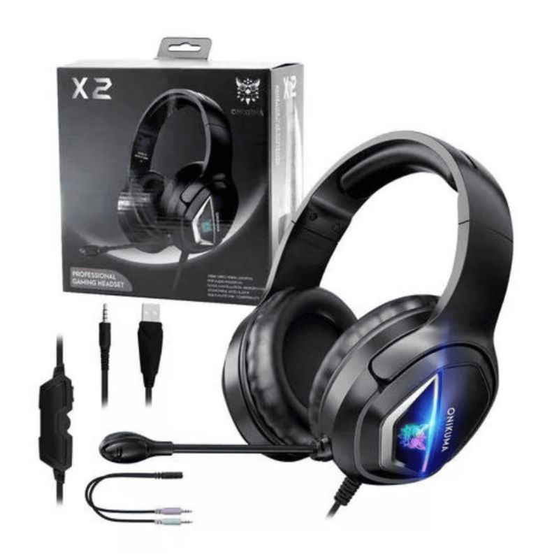 ONIKUMA - Audifono Gamer Onikuma X2 Rgb Auriculares