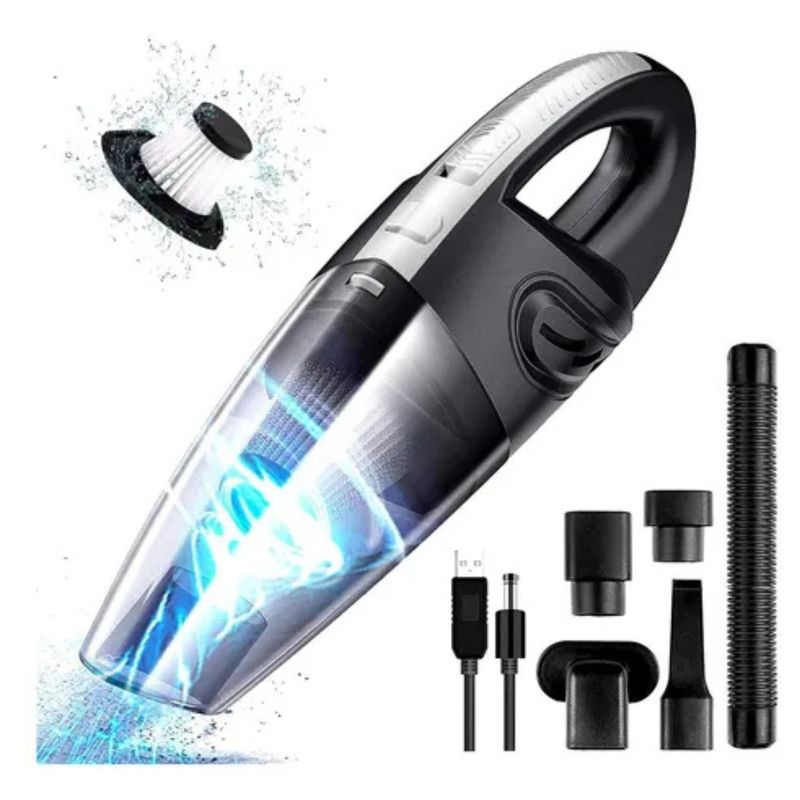 MOVI - Aspiradora de Mano Inalámbrica para Auto y Hogar 120W