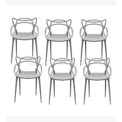 CORI CORI - Pack 6 Sillas Master Gris