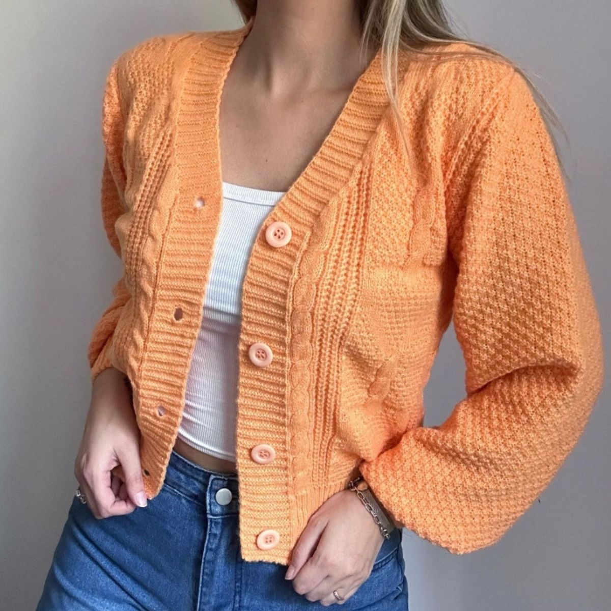 ARRAKASTA - Chaleco de lana trenzado