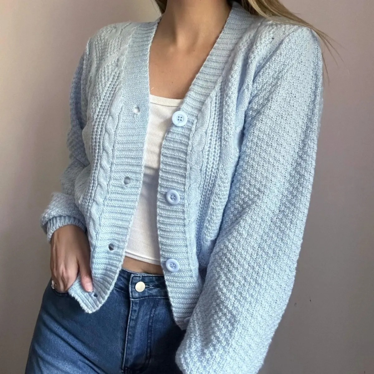 ARRAKASTA - Chaleco de lana trenzado