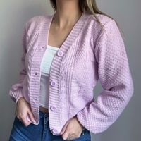 Chaleco de lana trenzado