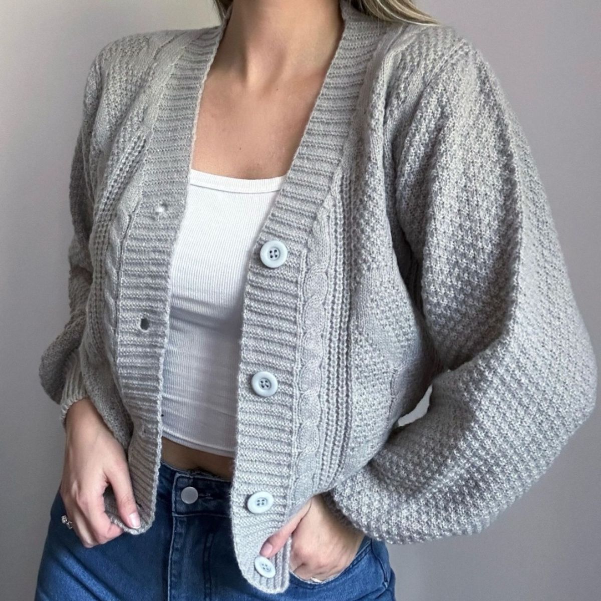 ARRAKASTA - Chaleco de lana trenzado