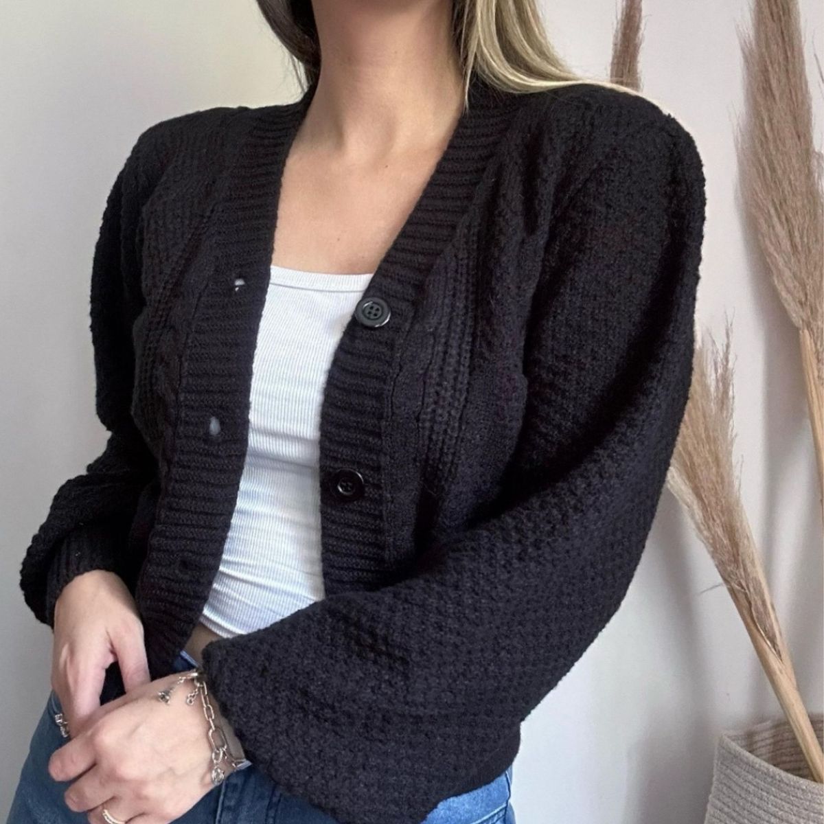 ARRAKASTA - Chaleco de lana trenzado