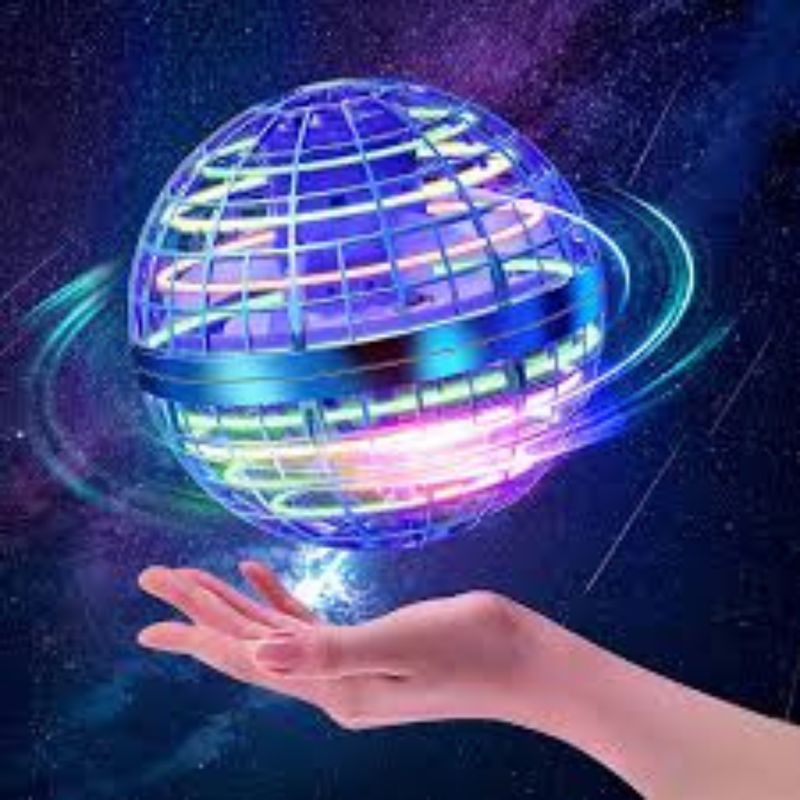 GENERICO - Pelota Voladora Flynova Pro Azul con Luces LED Juguete