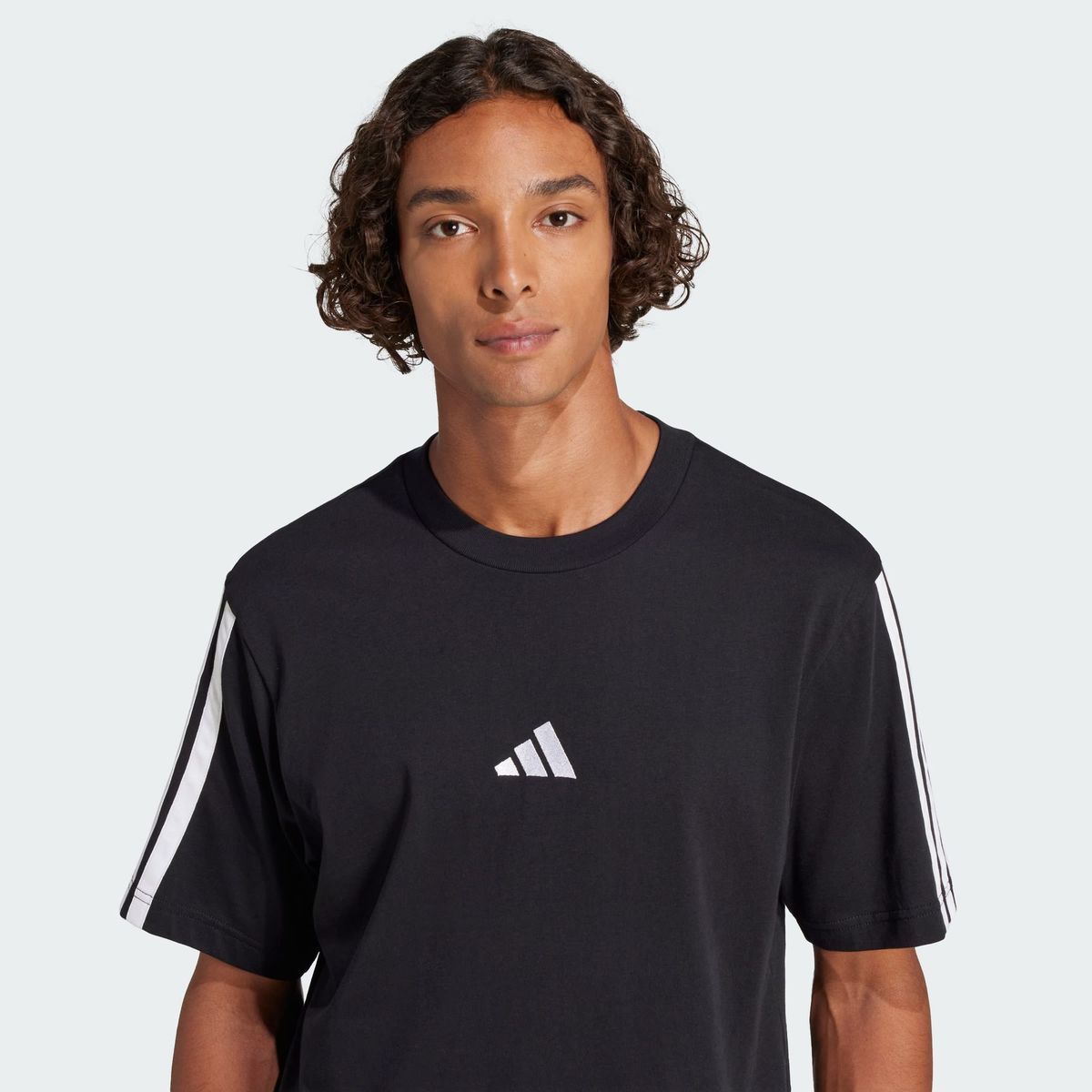 ADIDAS - Polera Manga Corta M 3S Sj T B Hombre Adidas