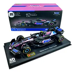 BBURAGO - Auto F1 Alpine A524 2024 #10 Pierre Gasly Caja Acrilica 1:43