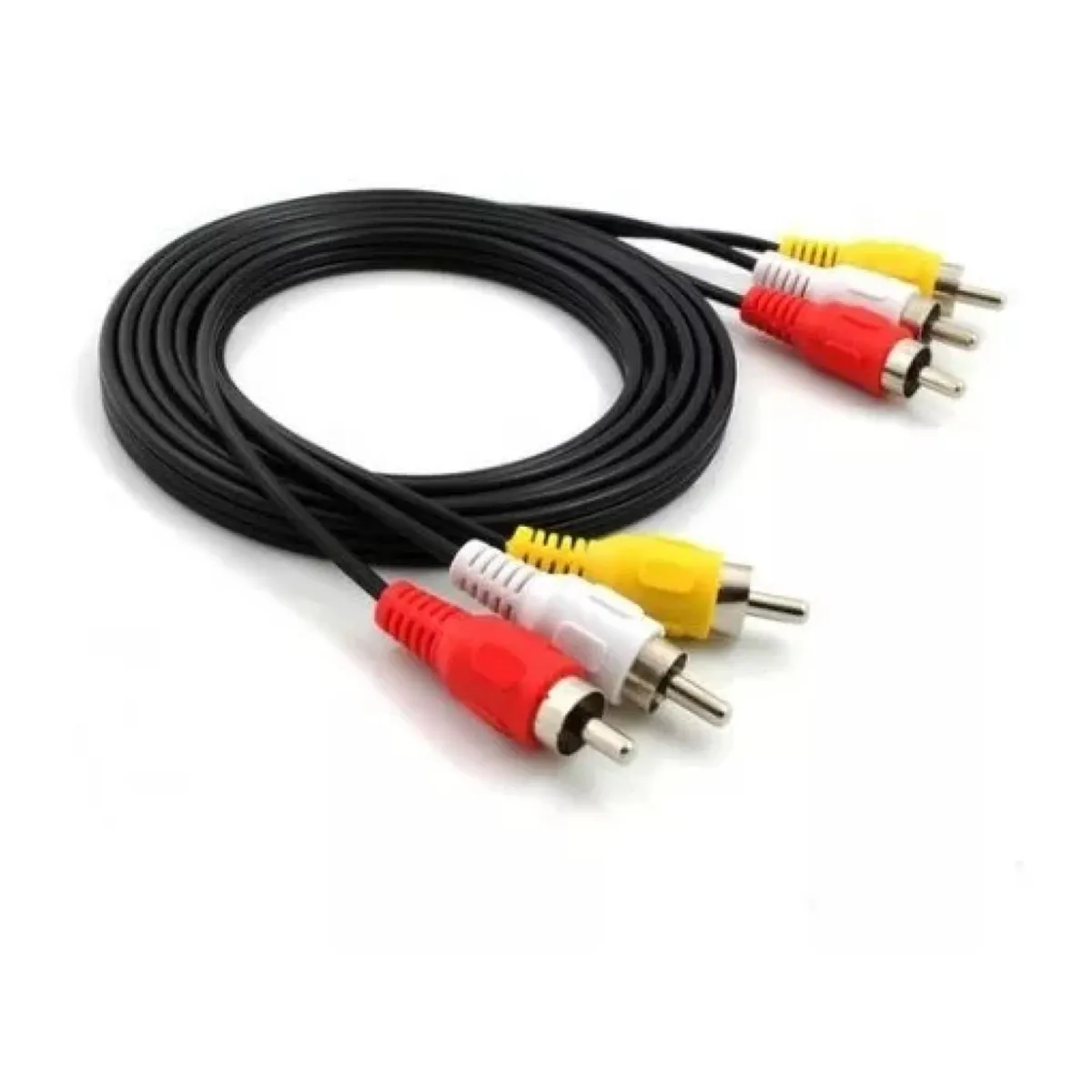 ULTRA - Cable Estereo 3 RCA A 3 RCA 180cm Negro Ultra.