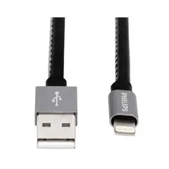 PHILIPS - Cable USB A USB Tipo Lightning 12Mts Negro C2508