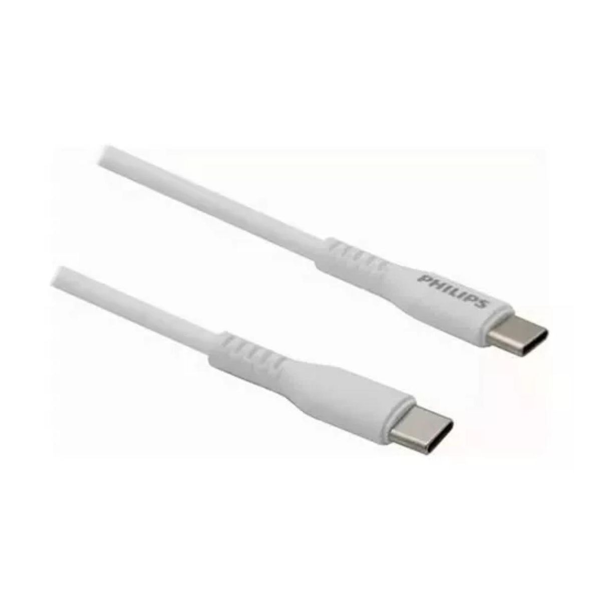 PHILIPS - Cable De Carga Rapida USB C 60W Blanco DLC8701 Philips