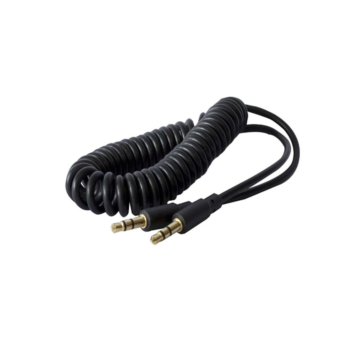 PHILCO - Cable Auxiliar Audio Jack 3.5 Trenzado 1.8Mts Negro Philco